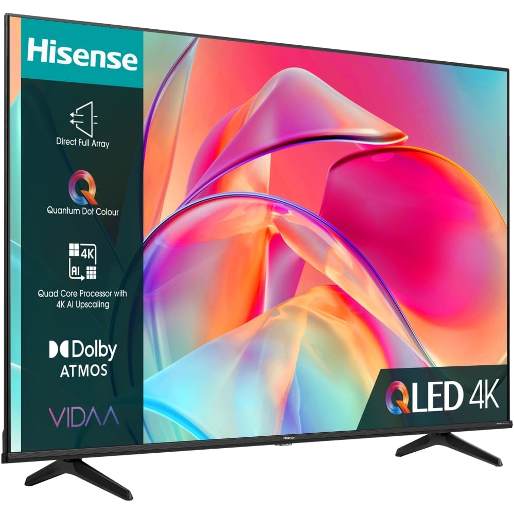 Hisense Television, 50 Inch 4K Ultra HD - E7 Series 50E7KQTUK - London Houseware - 2