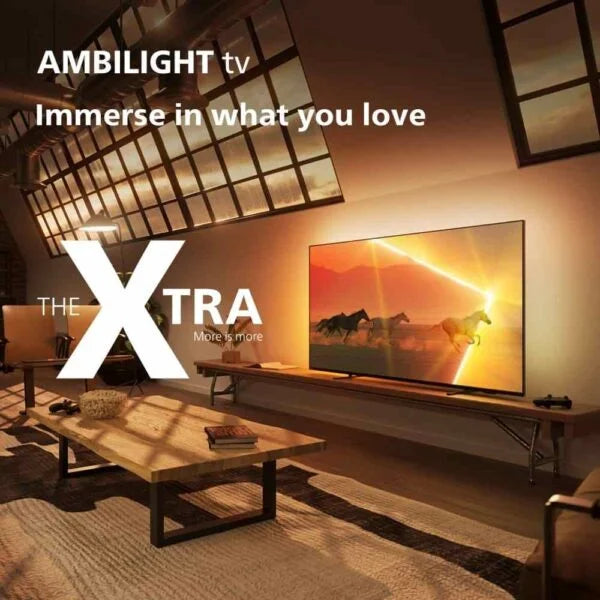 Philips Ambilight TV, 55 Inch Mini LED The Xtra Smart 4K - 55PML9008/12 - London Houseware - 5