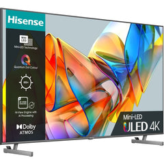 Hisense TV, 55 Inch 4K Ultra HD Mini-LED - U6 Series 55U6KQTUK - London Houseware - 2