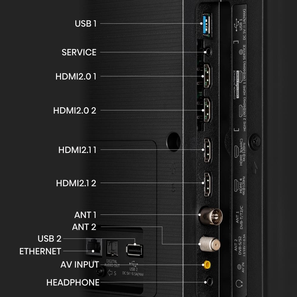 Hisense TV, 55 Inch Mini LED 4K Ultra HD - U7 Series 55U7KQTUK - London Houseware - 10