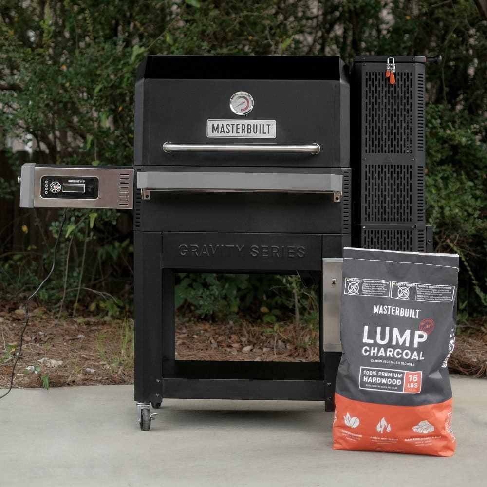 Fed 24" 560 Charcoal BBQ Grills with Warming Racks, Grill Cover and Charcoal Pack - Masterbuilt MB20041020 - Naamaste London Homewares - 6