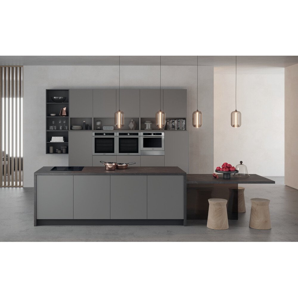 59cm Black 4 Zone Induction Hob, Frameless - Hotpoint TS 5760F NE - Naamaste London Homewares - 11