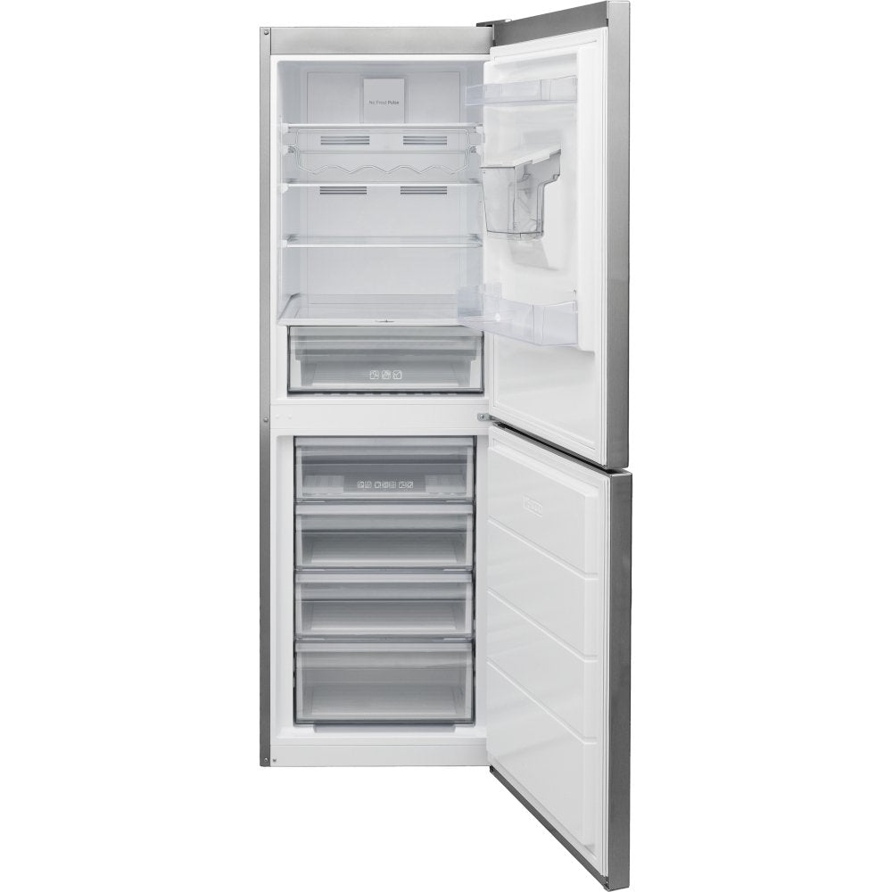 203L Hoover Fridge Freezer Freestanding, 50/50, Stainless Steel - HVNB 618FX5WDK - London Houseware - 2