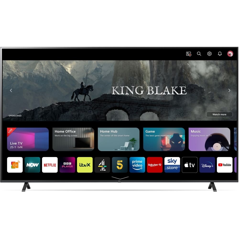 LG Smart TV, 86 Inch LED UHD - 86UR78006LB - London Houseware - 2