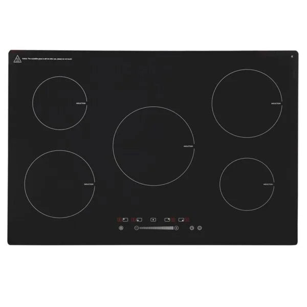 SIA 60cm Electric Double Oven, 90cm 5 Zone Induction Hob & Chimney Cooker Hood - London Houseware - 4