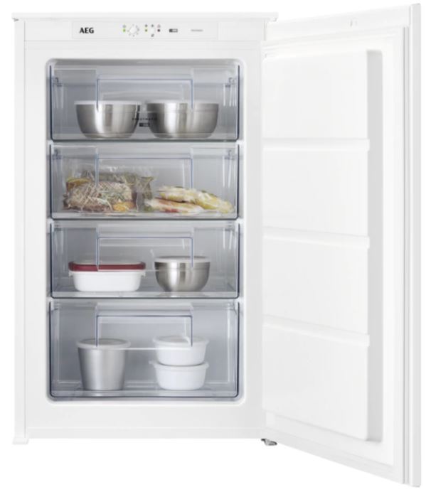 98L Built-In Integrated Freezer, White - AEG ABE688E1LS 7000 Series - London Houseware - 1