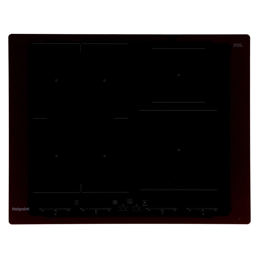 60cm 4 Zone Induction Hob, Black - Hotpoint ACO 654 NE - Naamaste London Homewares - 1