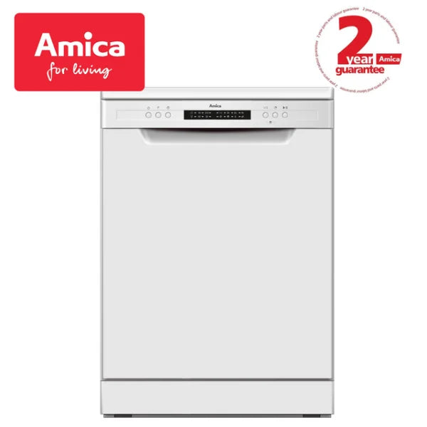 60cm White Freestanding Dishwasher / 13 Places - Amica ADF630WH - London Houseware - 6