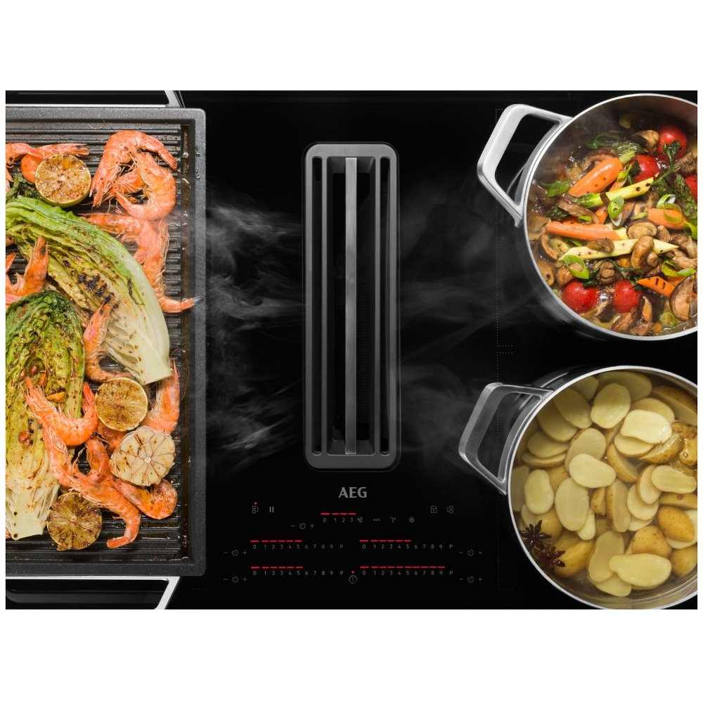 83cm Frameless Vented Induction Hob , A+ Rated - AEG CCE84751FB - Naamaste London Homewares - 3