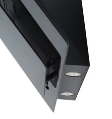 60cm Black Angled Cooker Hood - SIA AGE61BL - London Houseware - 3