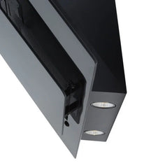 90cm Black Angled Cooker Hood – SIA AGE91BL - London Houseware - 2