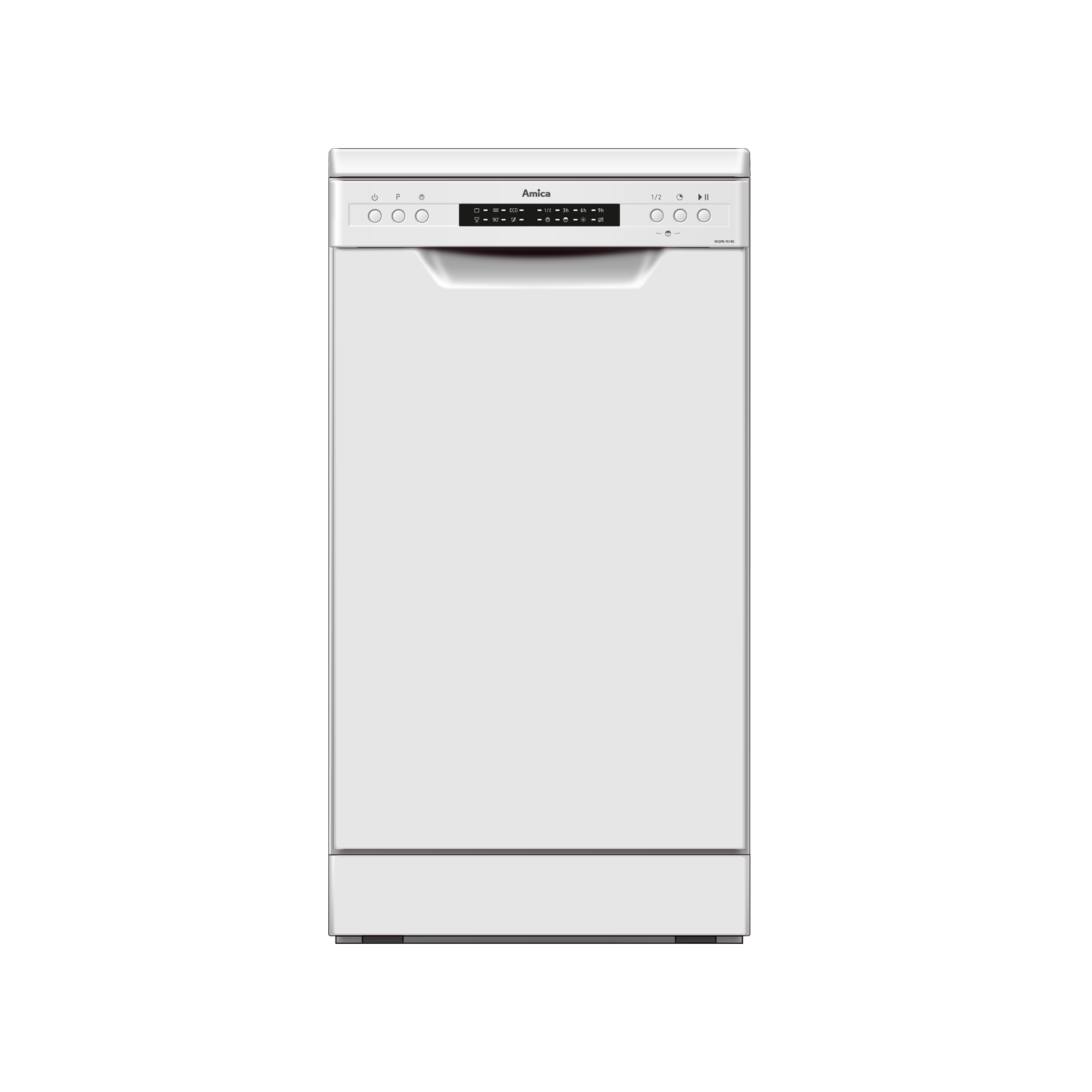 45cm White Freestanding Dishwasher - AMICA ADF430WH - London Houseware - 1