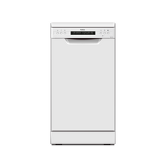 45cm White Freestanding Dishwasher - AMICA ADF430WH - London Houseware - 1