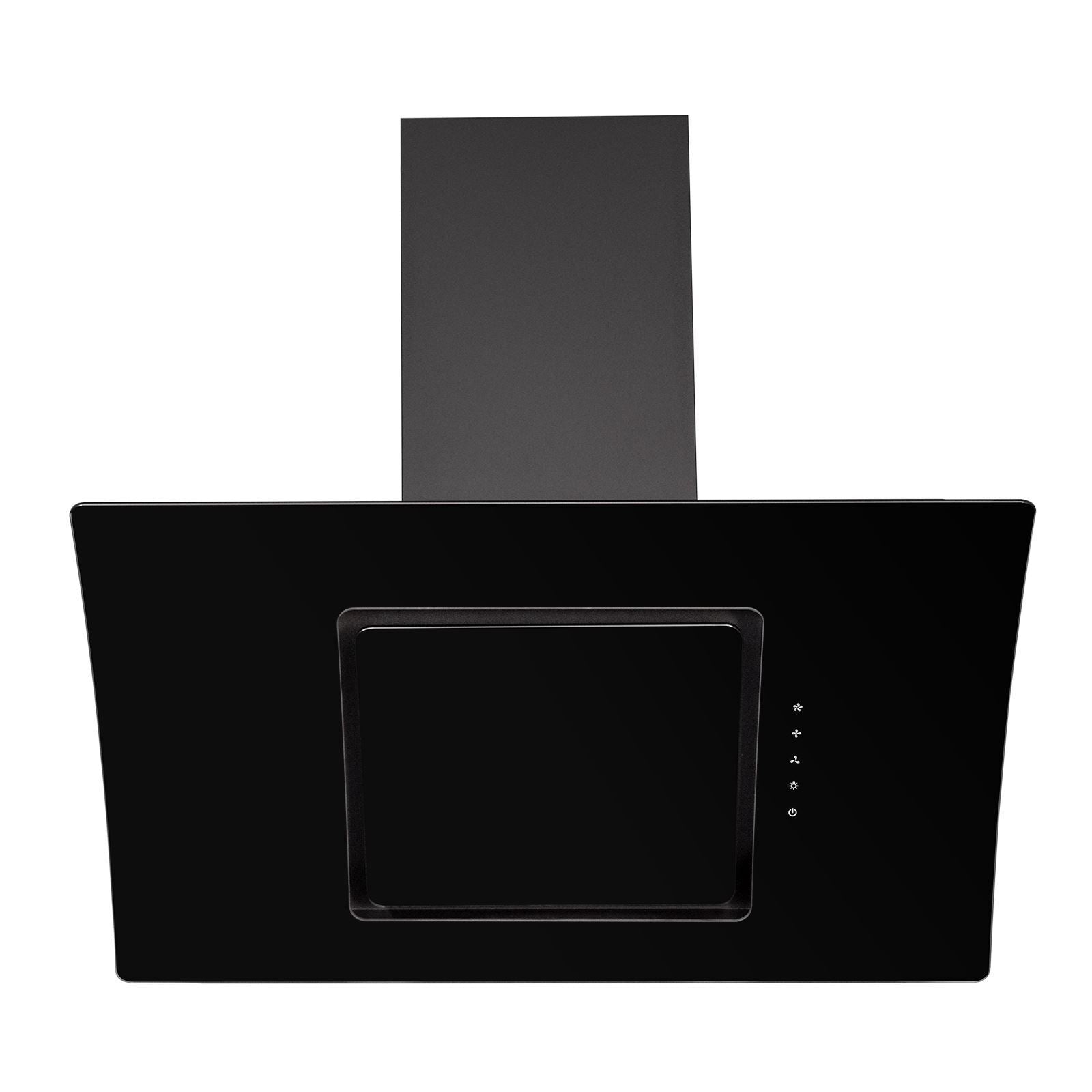 90cm Black Angled Cooker Hood / Extractor Fan - SIA AT91BL - London Houseware - 4