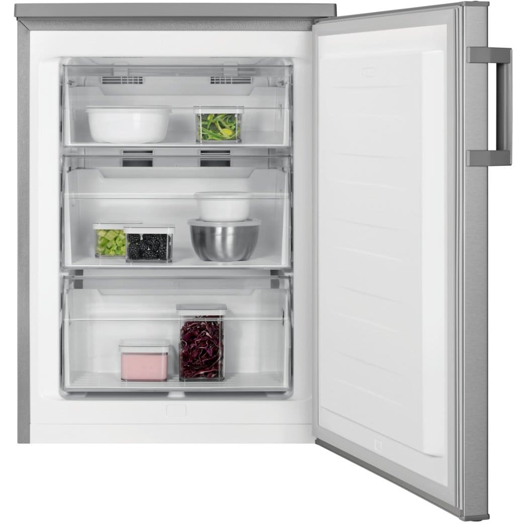 85L Frost Free Under Counter Freezer, Inox - AEG ATB68E7NU - Naamaste London Homewares - 1