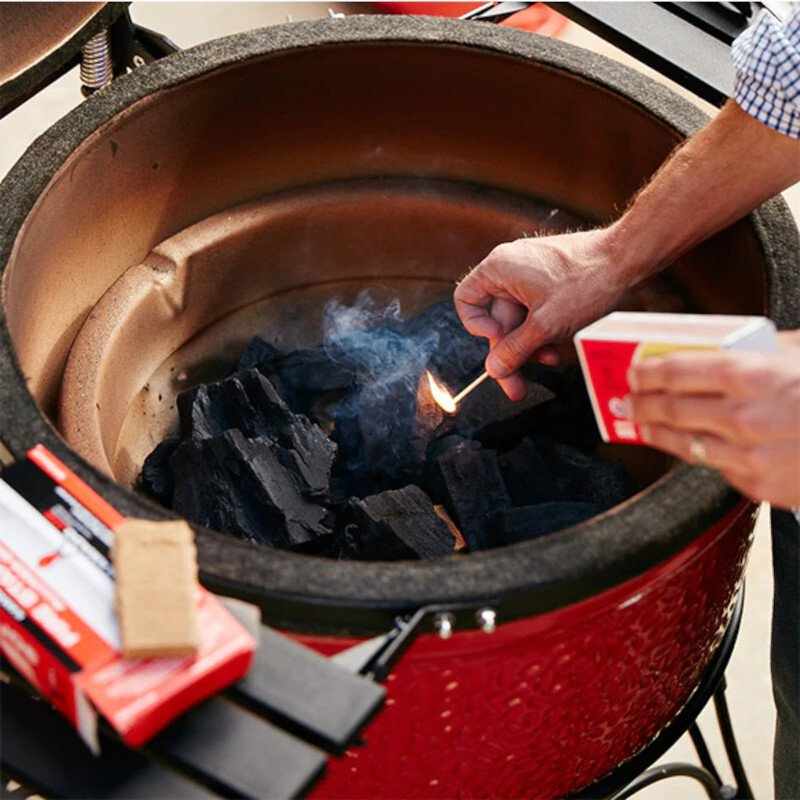 Red Charcoal BBQ Grills, Cover, Fire Starters & Accessories Pack - Kamado Joe - Naamaste London Homewares - 12