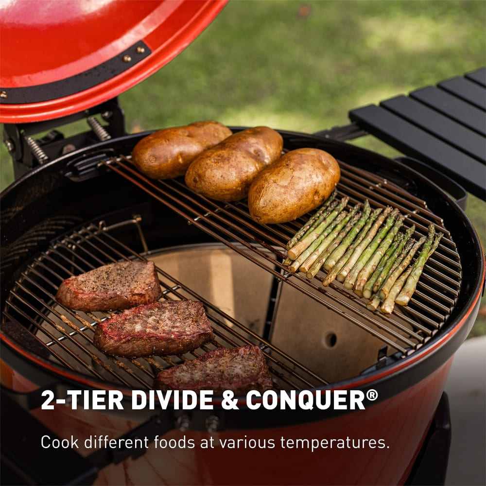 Red Charcoal BBQ Grills, Cover, Fire Starters & Accessories Pack - Kamado Joe - Naamaste London Homewares - 9