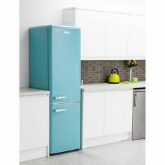 55Cm Retro Fridge Freezer 60/40 Split, Duck Egg Blue - Amica FKR29653DEB - London Houseware - 2