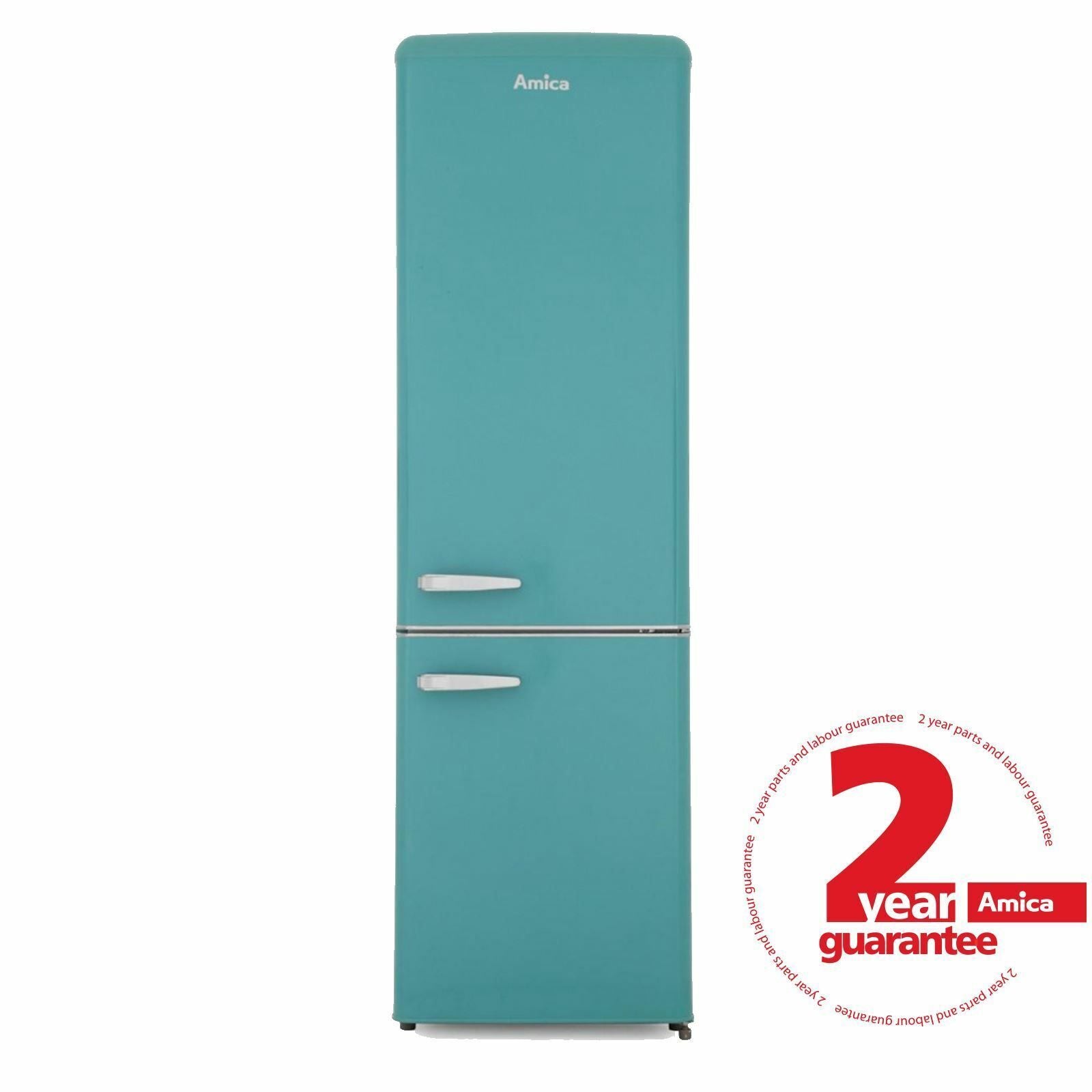 55Cm Retro Fridge Freezer 60/40 Split, Duck Egg Blue - Amica FKR29653DEB - London Houseware - 5