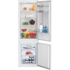 262L Frost Free Integrated Fridge Freezer, Sliding Hinge - Beko BCFD473 - London Houseware - 1