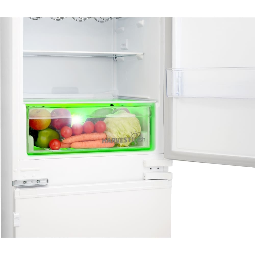 254L Frost Free Integrated Fridge Freezer, Sliding Hinge, White - Beko BCFD4V50 - London Houseware - 4