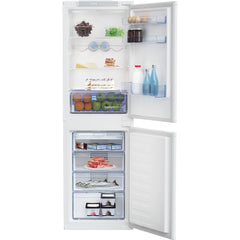 254L Frost Free Integrated Fridge Freezer, Sliding Hinge, White - Beko BCFD4V50 - London Houseware - 2