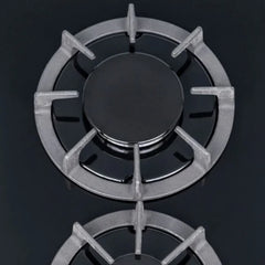 30cm Black Gas Hob 2 Burner - SIA BGH30BL - London Houseware - 3