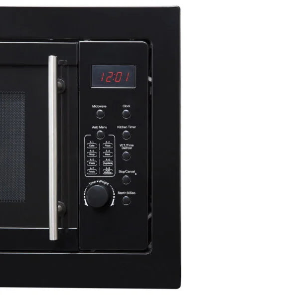 25L 900W Black Integrated Microwave Oven – SIA BIM25BL - London Houseware - 4