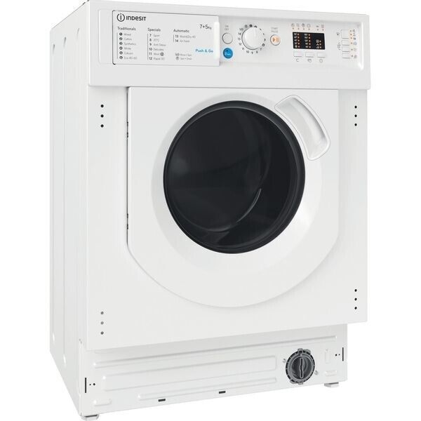 Indesit Integrated Washer Dryer in White – BI WDIL 75125 UK N - London Houseware - 5