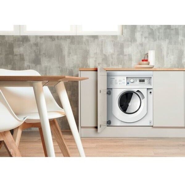 Indesit Integrated Washer Dryer in White – BI WDIL 75125 UK N - London Houseware - 7