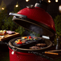 Big Joe 2 Charcoal BBQ Grills, Stand-Alone, Red - Kamado Joe BJ24NRHC - Naamaste London Homewares - 3