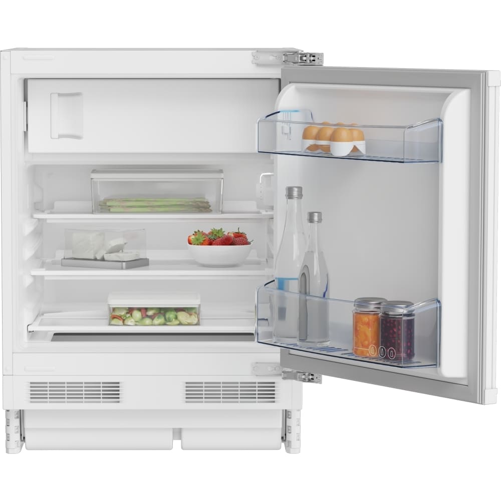 92L Under counter Fridge with Ice Box, White - Beko BRS4682 - London Houseware - 1