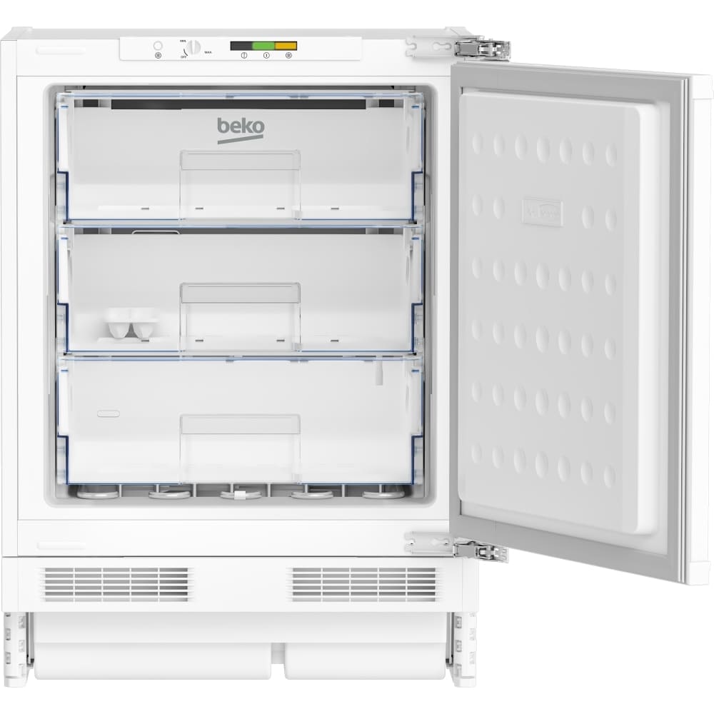 94L Sliding Hinge Integrated Freezer, White - Beko BSF4682 - London Houseware - 6