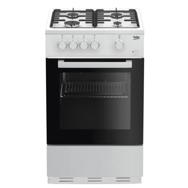 50cm Freestanding Gas Cooker with Gas Hob - Beko KSG580W - London Houseware - 1