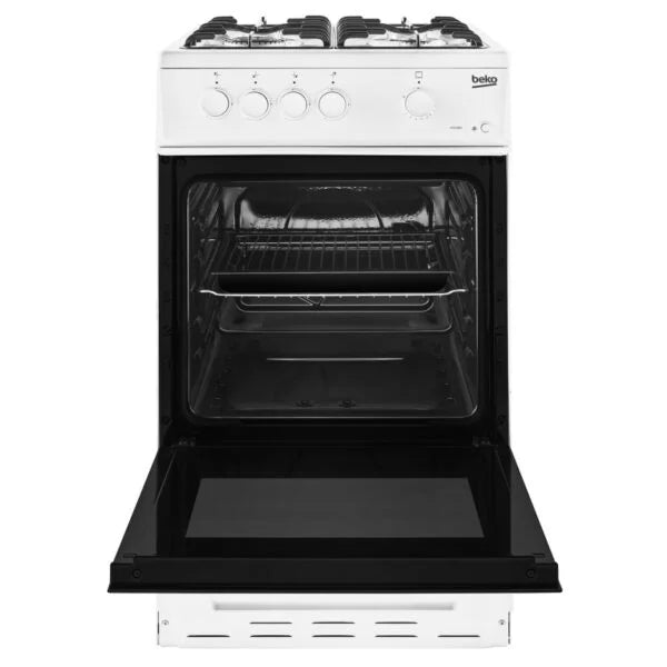 50cm Freestanding Gas Cooker with Gas Hob - Beko KSG580W - London Houseware - 6