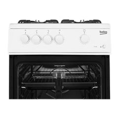 50cm Freestanding Gas Cooker with Gas Hob - Beko KSG580W - London Houseware - 4