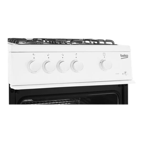 50cm Freestanding Gas Cooker with Gas Hob - Beko KSG580W - London Houseware - 2