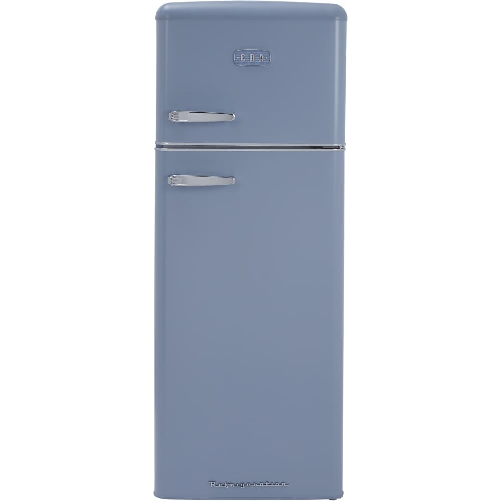 162L Sea Holly Retro Fridge Freezer, 80/20, Blue - CDA Betty - London Houseware - 1