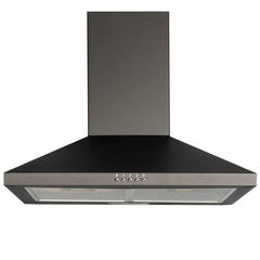 60cm Black Digital Electric Oven, 4 Burner Gas Hob & Chimney Cooker Hood - London Houseware - 3