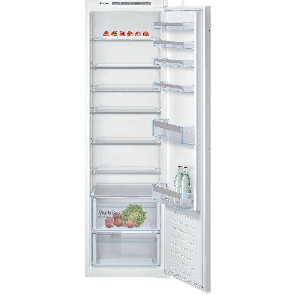 319L Built-In Under counter Larder Fridge, White - Bosch KIR81VSF0G Series 4 - London Houseware - 1