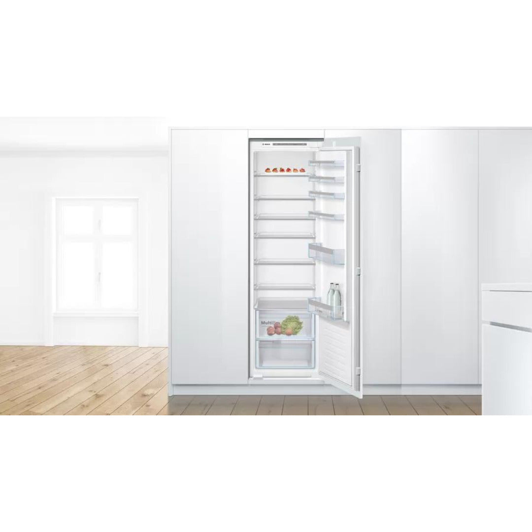 319L Built-In Under counter Larder Fridge, White - Bosch KIR81VSF0G Series 4 - London Houseware - 5