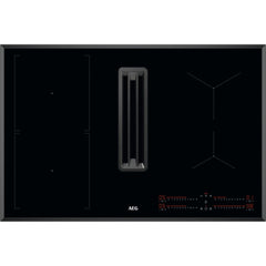 80cm Black Vented Hob , A+ Rated - AEG CCE84543FB - Naamaste London Homewares - 1