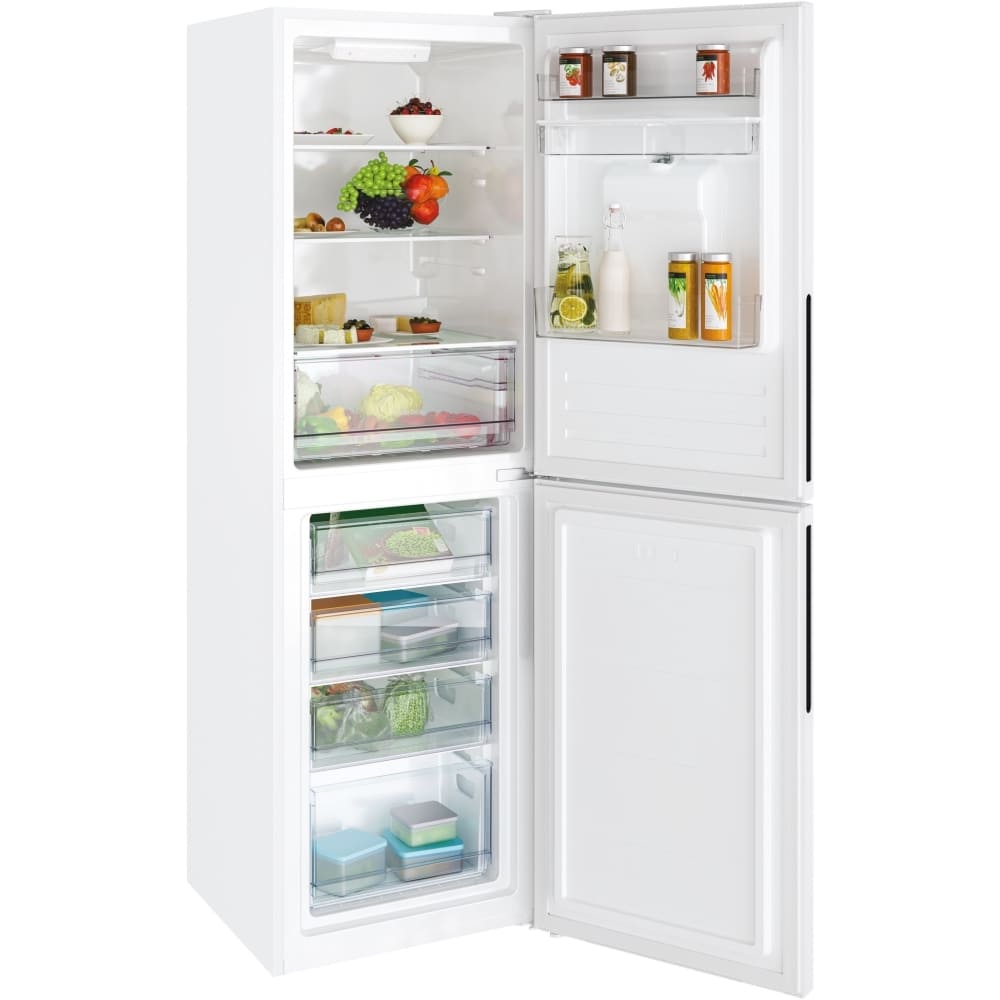 246L Low Frost Freestanding Fridge Freezer, White - Candy CCT3L517EWWK- London Houseware - 8