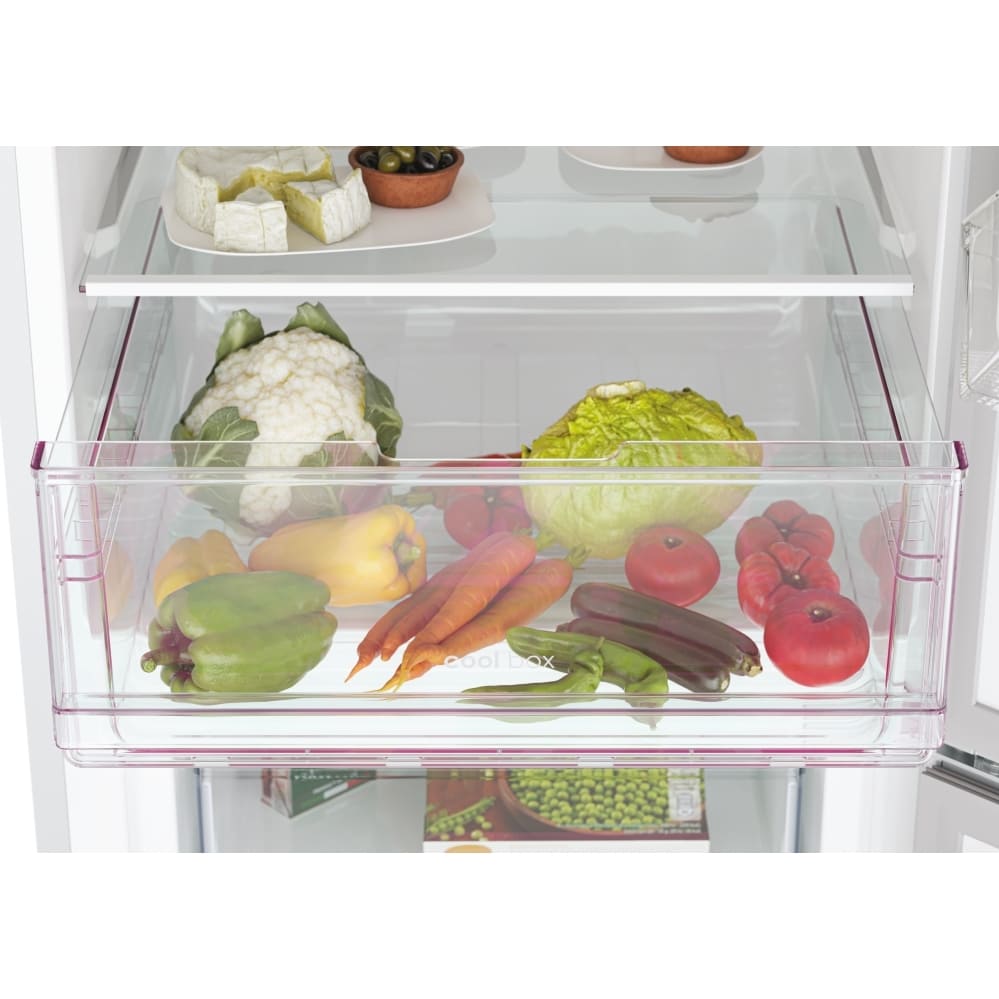 246L Low Frost Freestanding Fridge Freezer, White - Candy CCT3L517EWWK- London Houseware - 6