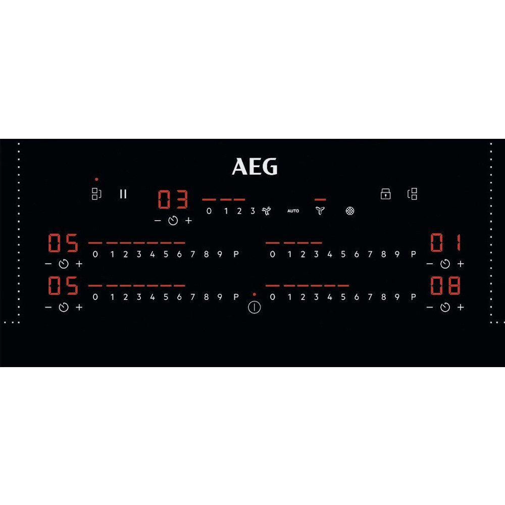 83cm Vented Induction Hob, Black, A+ Rated - AEG CDE84751FB - Naamaste London Homewares - 2