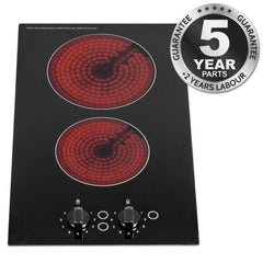 30cm 2 Burner Ceramic Electric Hob – SIA CERH30BL - London Houseware - 1