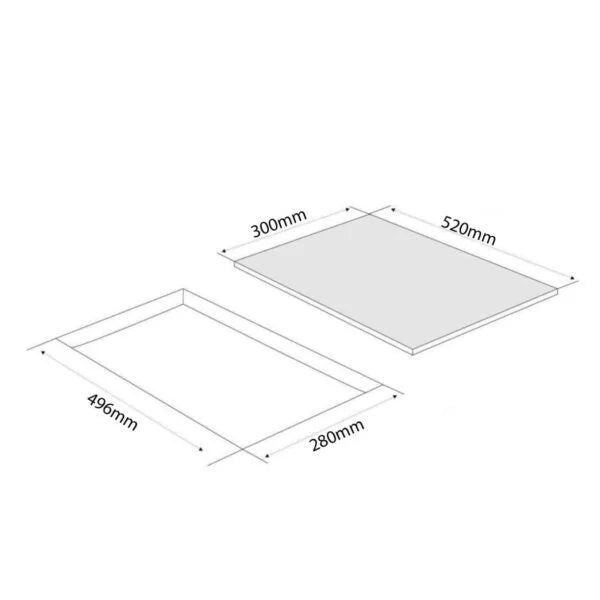 30cm 2 Burner Ceramic Electric Hob – SIA CERH30BL - London Houseware - 7