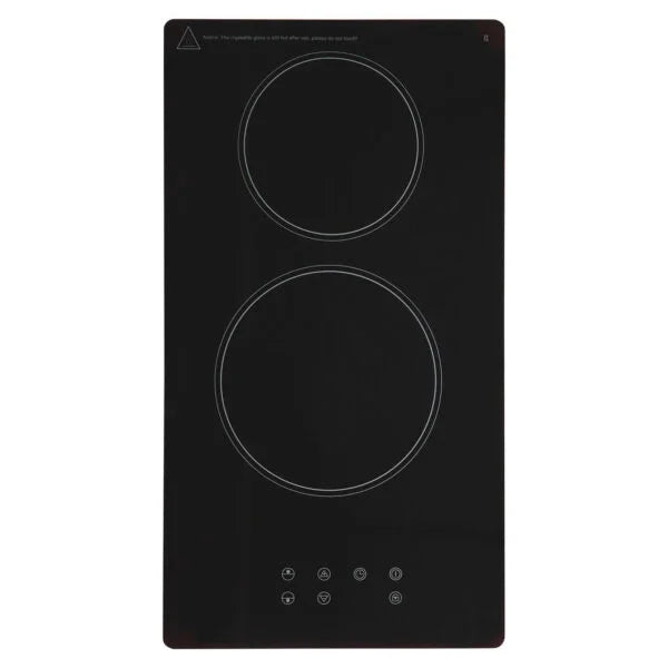 SIA CERH31BL- Black 30cm 2 Burner Ceramic Electric Hob - London Houseware - 4