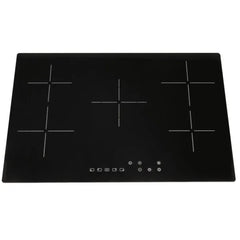 SIA CERH75BL- 75cm Black 5 Zone Frameless Electric Ceramic Hob - London Houseware - 1