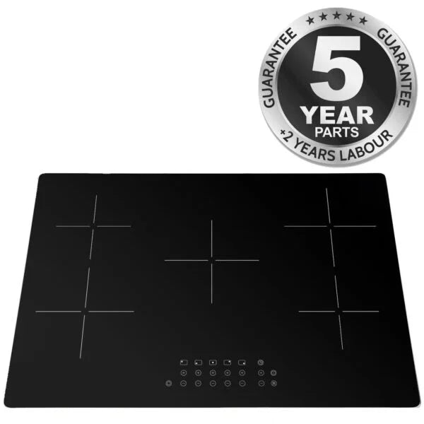 SIA CERH75BL- 75cm Black 5 Zone Frameless Electric Ceramic Hob - London Houseware - 6